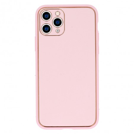 cover samsung s23 plus tpu rivestita in pelle ecologica pink