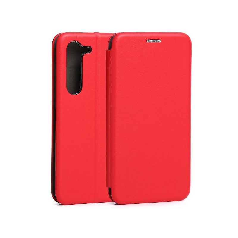 book magnetica s23 con porta carte di credito rossa