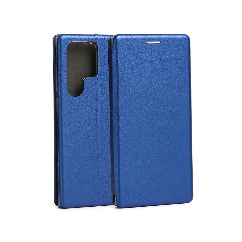 book magnetica s23 ultra con porta carte di credito blu