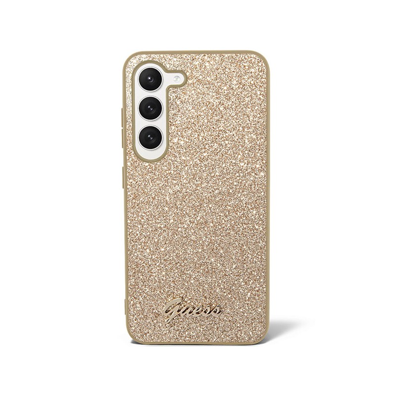 cover guess galaxy s23 glitter gold