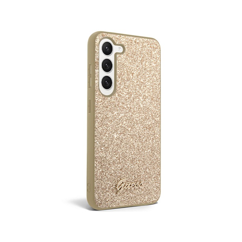 cover guess galaxy s23 glitter gold