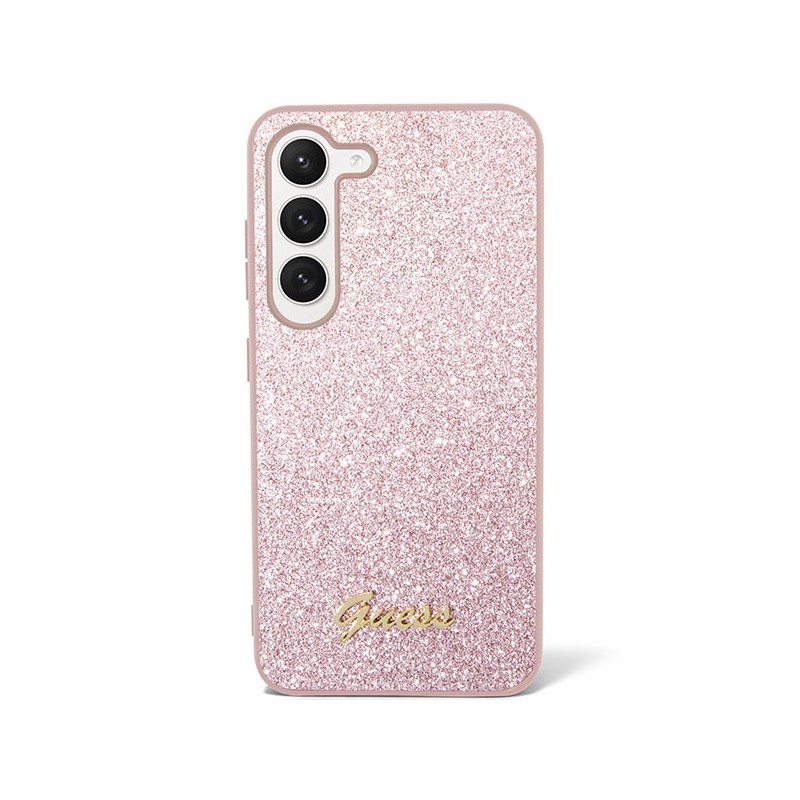 cover guess galaxy s23 glitter pink