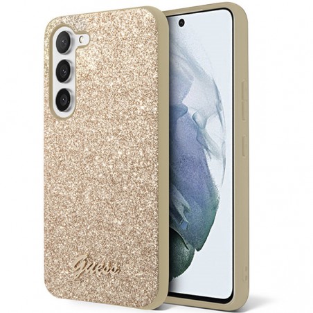 cover guess galaxy s23 plus glitter gold