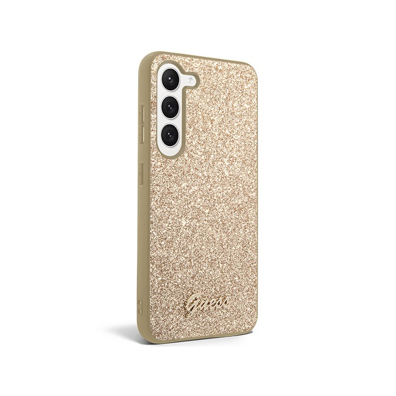 cover guess galaxy s23 plus glitter gold