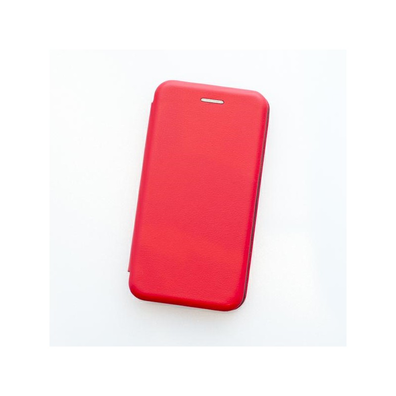 book moto e7 power con porta carte di credito chiusura magnetica rossa