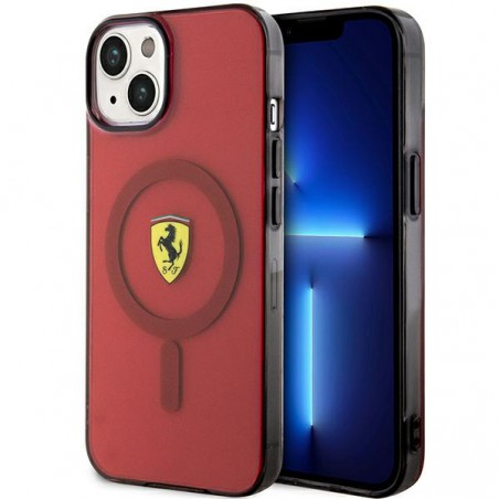 cover ferrari iphone 14 magsafe rossa