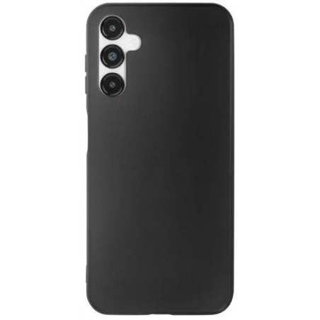 cover in silicone per samsung a14 5g  nera