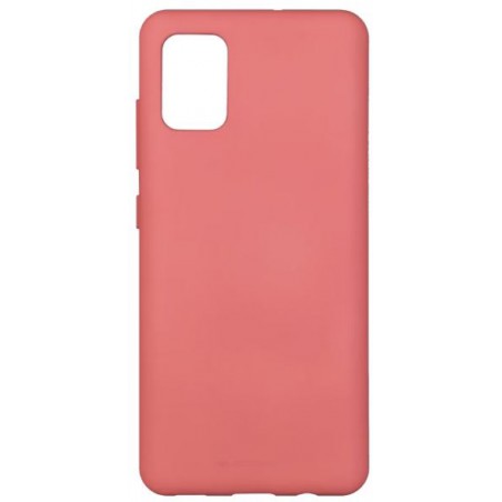 cover in silicone per samsung a41 pink