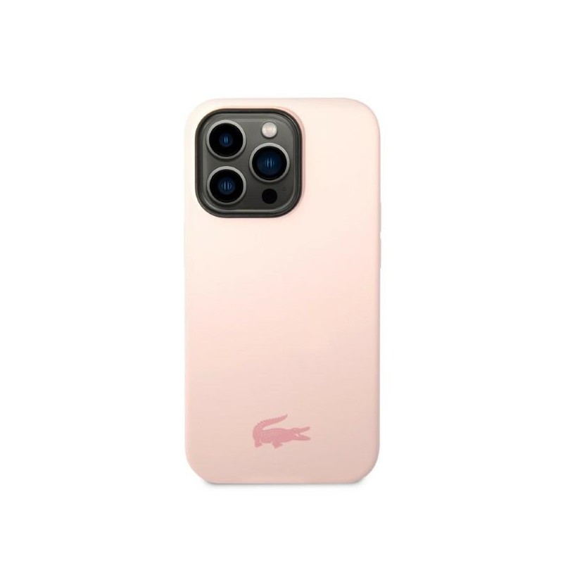 cover lacoste iphone 14 pro pink