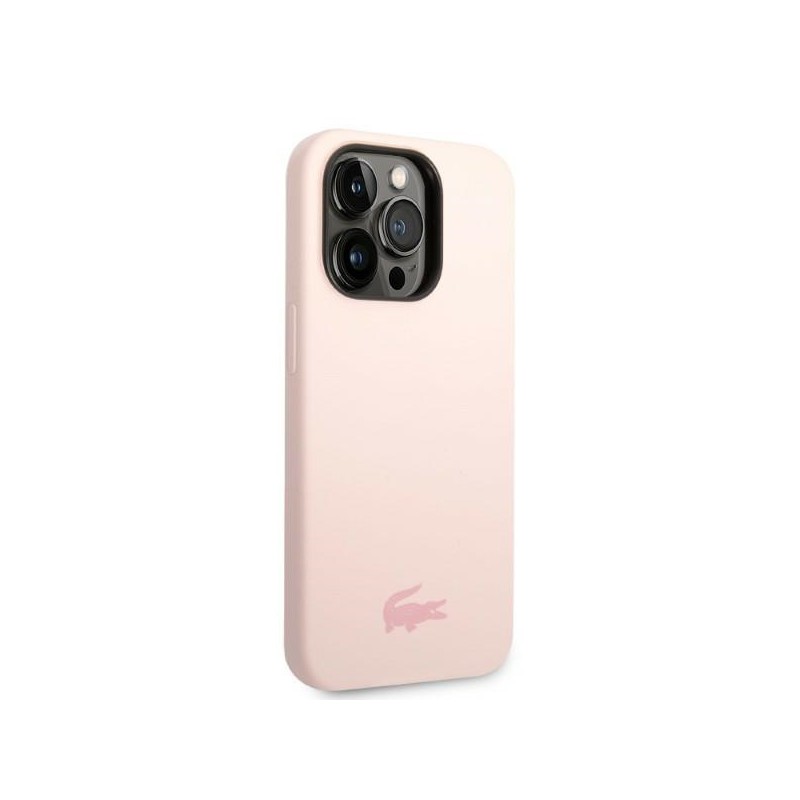 cover lacoste iphone 14 pro pink