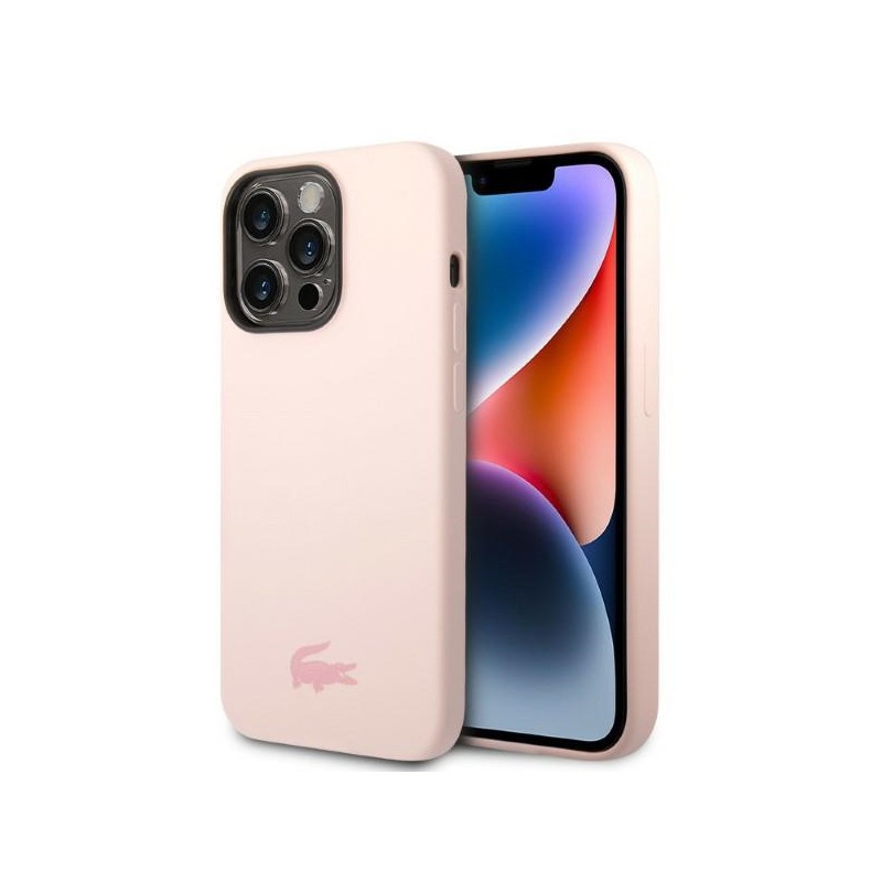 cover lacoste iphone 14 pro max pink