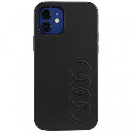 cover audi iphone 12 / 12 pro nera