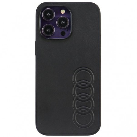 cover audi iphone 14  pro max nera