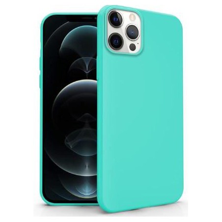 cover  silicone iphone 15 plus azzurra