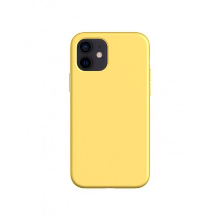 cover  silicone iphone 15 pro gialla