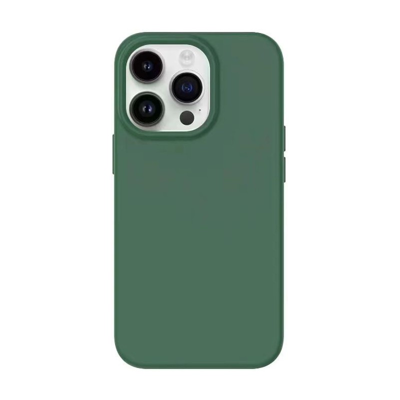 cover  silicone iphone 15 pro max verde