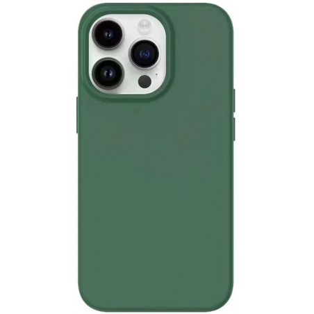 cover  silicone iphone 15 pro max verde