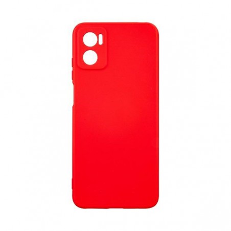 cover motorola e22 silicone rossa
