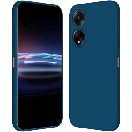 cover  silicone oppo a98  blu