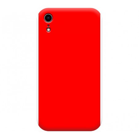 cover iphone xr silicone rossa