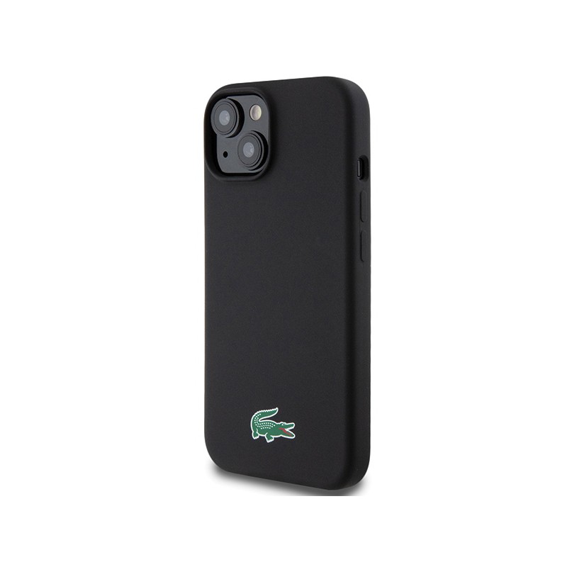 cover lacoste iphone 14/15 plus nera magsafe compatibile