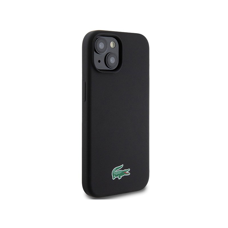 cover lacoste iphone 14/15 plus nera magsafe compatibile