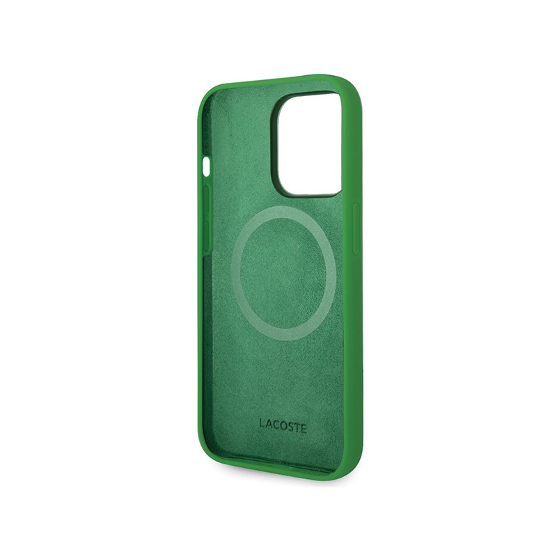 cover lacoste iphone 15 pro max verde magsafe compatibile