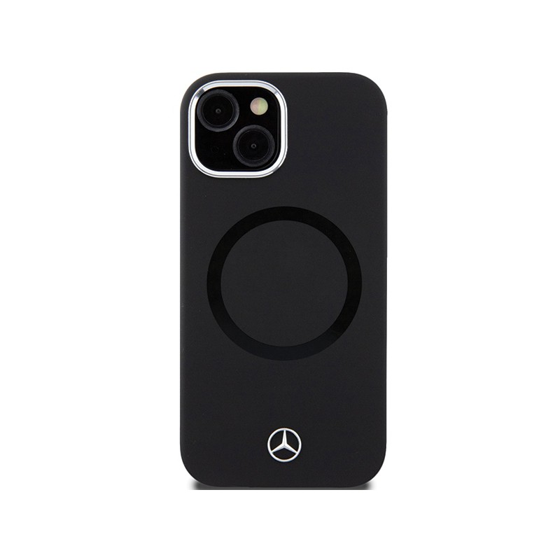 cover mercedes iphone 15/14/13  nera compatibile magsafe system