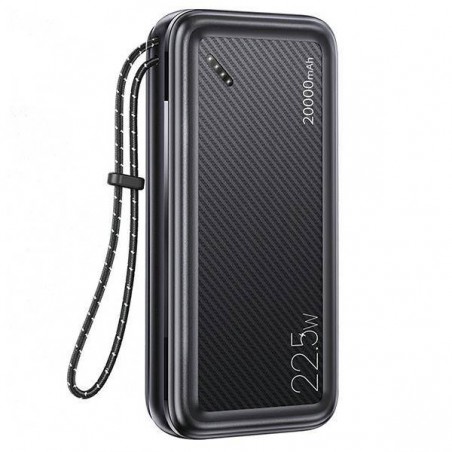 powerbank PB60 20000mAh 22,5W 2xQC3.0+rRicarica rapida nero