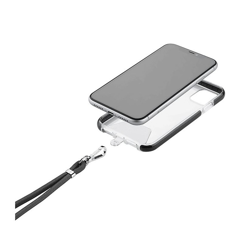 laccio portatelefono universale da collo nero