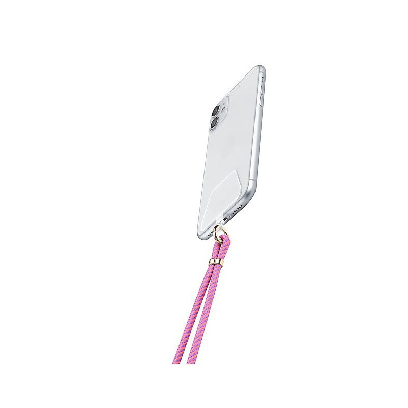 laccio portatelefono universale da collo pink