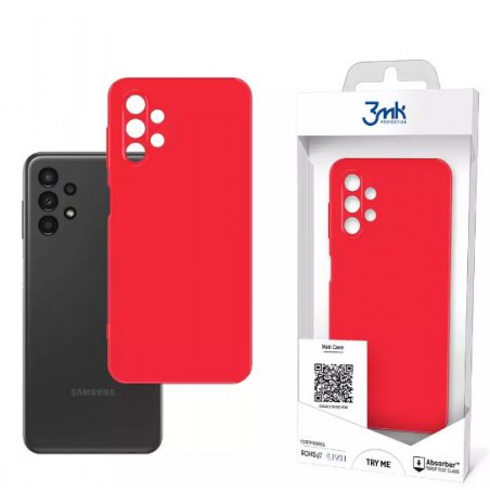 cover in silicone per samsung a13 4g rossa