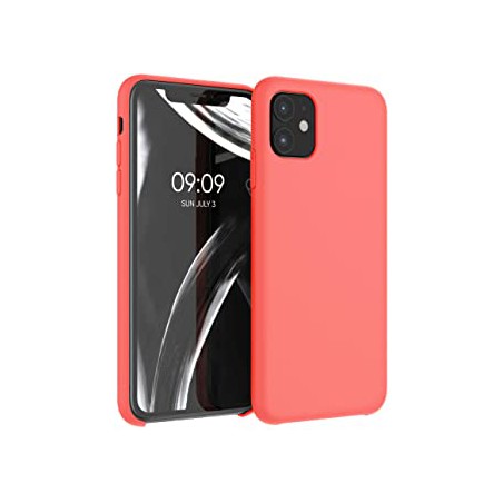 cover in silicone per samsung a22 4g rosso corallo