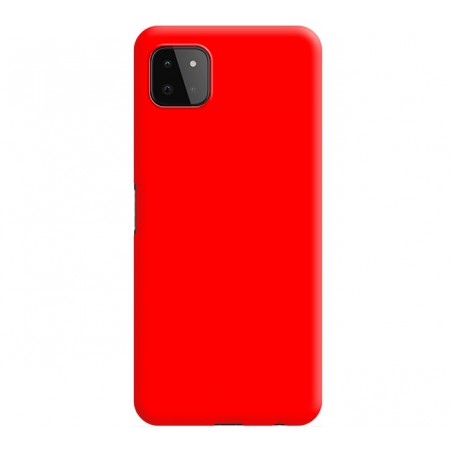 cover in silicone per samsung a22 5g rossa