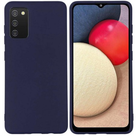 cover in silicone per samsung a02s blue