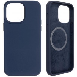 cover  silicone iphone 12 /12 pro blu navy compatibile magsafe