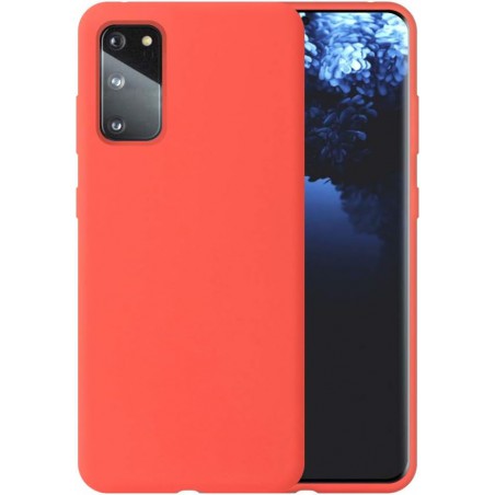 cover in silicone per samsung s20 plus red