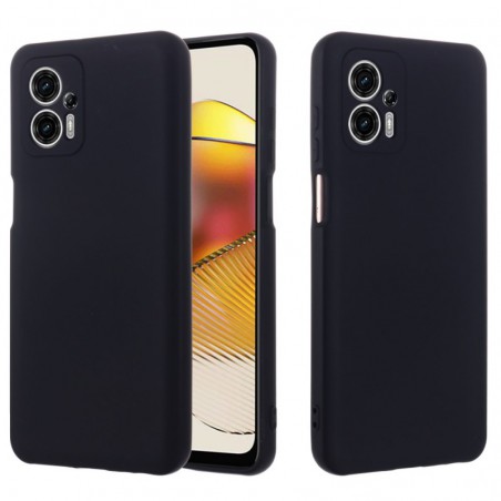cover in silicone per motorola g23  black