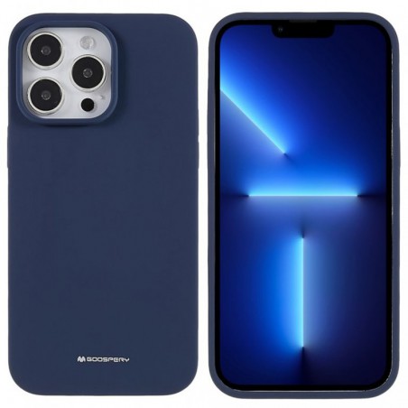 cover  silicone iphone 14 pro blue navy