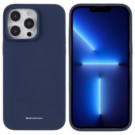 cover  silicone iphone 14 pro max blu navy