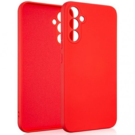 cover in silicone per samsung a34  rossa