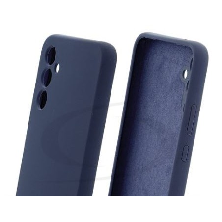 cover in silicone per samsung a34 5g blu navy