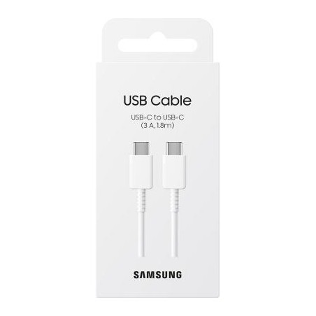 cavo dati originale samsung type-c to type-c 3A 180cm bianco