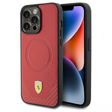 cover ferrari iphone 15 pro max magsafe compatibile