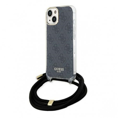 cover guess iphone 15 grey con laccio da collo