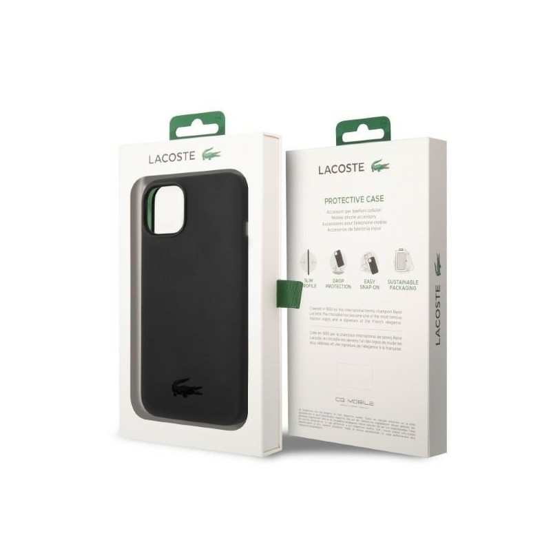 cover lacoste iphone 14 plus nera
