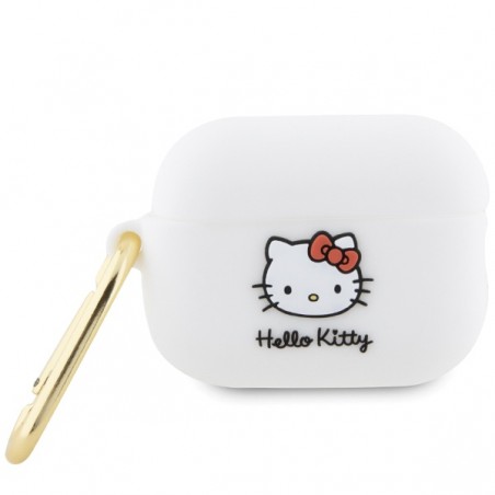 cover hello kitty per airpods pro 2 in silicone bianca