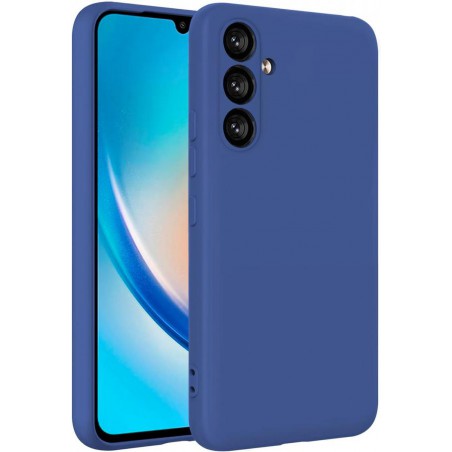 cover in silicone per samsung a15  blu