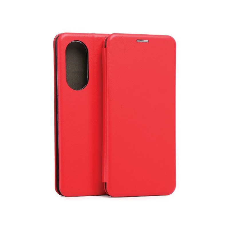 book oppo a98 con porta carte di credito chiusura magnetica rossa