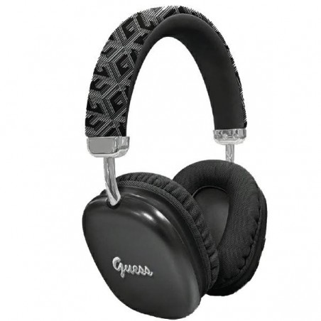 cuffia guess bluetooth con microfono nera